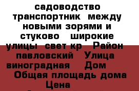 садоводство транспортник. между новыми зорями и стуково. .широкие улицы ,свет кр › Район ­ павловский › Улица ­ виноградная  › Дом ­ 167 › Общая площадь дома ­ 35 › Цена ­ 430 000 - Алтайский край, Барнаул г. Недвижимость » Дома, коттеджи, дачи продажа   